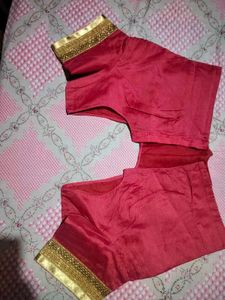 Red Embroidered saree