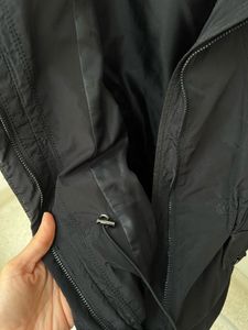 Elegant Black Trench Coat-water resistant