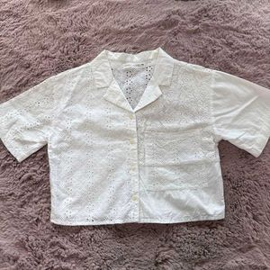 Zara Cropped Shirt