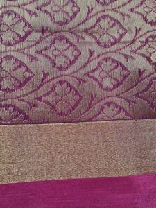 Magenta Banarasi Silk Saree