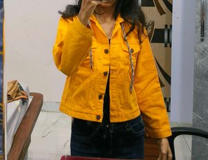 Yellow Denim Jacket