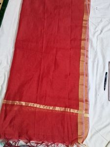 Red Banarsi New Dupatta 2.30mtr Full