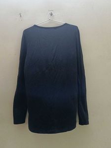 Black Cotton T Shirt