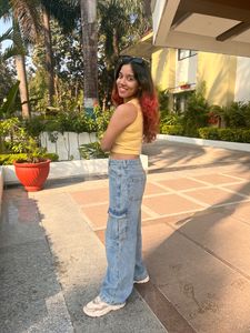 Yellow Crop Top