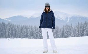 Cozy Blue Quilted Hoodie