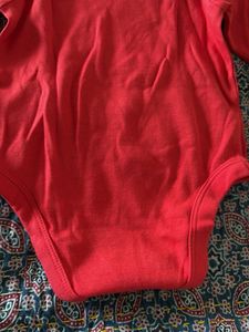 Mothercare Red Baby Bodysuit