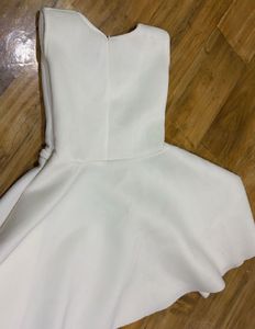 White Fit &amp; Flare Dress