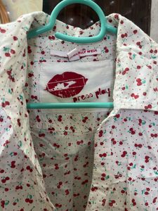 Cherry Shirt Top