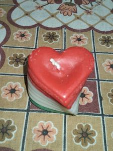 3DHeart  Candle