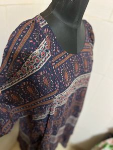 Paisley Print Dress