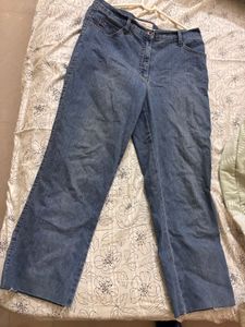 Wide Leg Denim Jeans