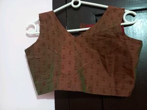 Vintage Brown Sleeveless Top