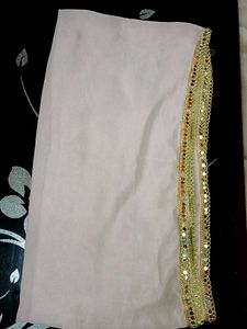 Mirror Work Blouse And Flare Lengha