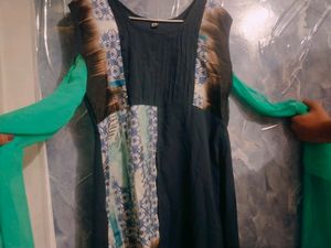 Indowestern Dress With Skirt