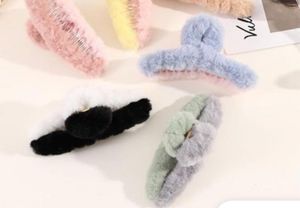 Fluffy Hair Clips 2 pic