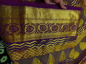 Kanjivaram Silk Saree With Blouse 🔥