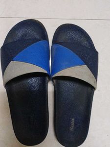 Bata Blue Slides