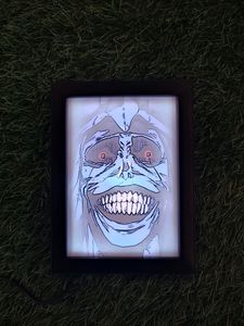 God Statue Solo Leveling Led Backlit Photo Frame