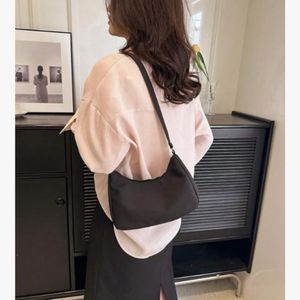 Black Nylon Shoulder Bag
