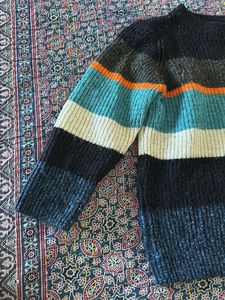 M&amp;S Kids Striped Knit Sweater