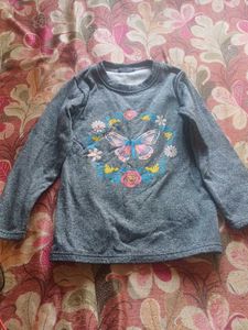 Cute Butterfly Print Top