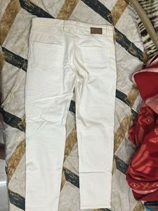 White Distressed Denim Jeans
