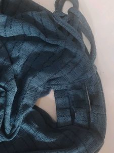 Blue Flowy Top