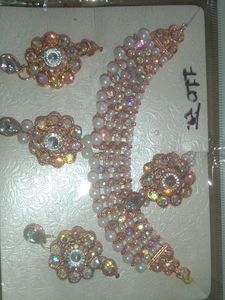 Necklace With Earrings And Maang Tika