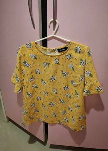 Bright Refreshing Floral Formal-Casual Top