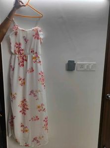 Sassafras White Pink Dress - Selling At Half Rate