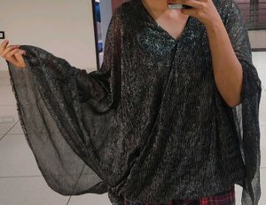 Silver Shimmer Party Top