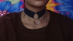 Egirl Goth Spike  Choker