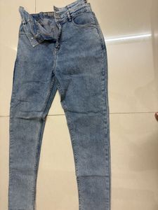 Roadster Super Highwaist 3button Belt Jeans