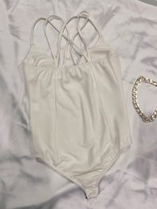 White Swimsuit - Top
