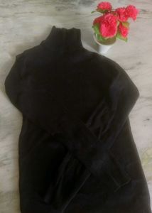 Black Turtleneck Sweater