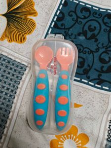Safe o kid Baby Fork &amp; Spoon Set