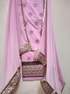Pink Allover Suit Get Free Linning