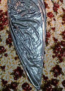 Metallic Ruched Bodycon Dress
