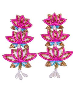 Lotus Radiant Harmony Layered Earrings