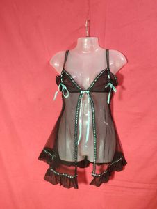 Black Sheer Nightgown