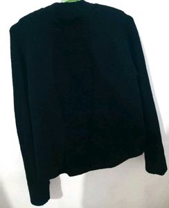 Black Knit Cardigan