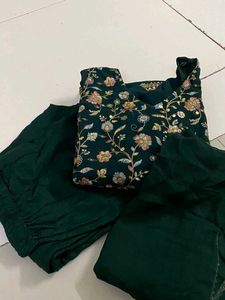Heavy Kadai Suit With Plazzo And Chunni