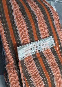 Lace Work Cotton Anarkali Set