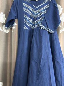 AKS Blue Printed Kurta