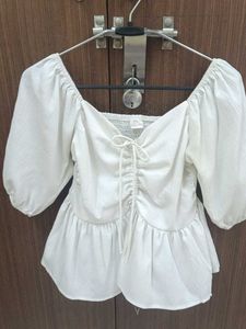 Korean Peplum Top