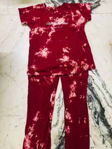 LOVELY TIE & DYE NIGHTSUIT IN M/L