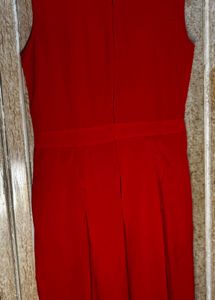 🍷👠(SALE) Stylish Red Sleeveless Dress