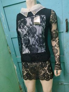 Lace Top & Short Set