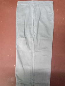 Gray Pleated Pants