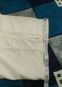 Mini Off White Skirt